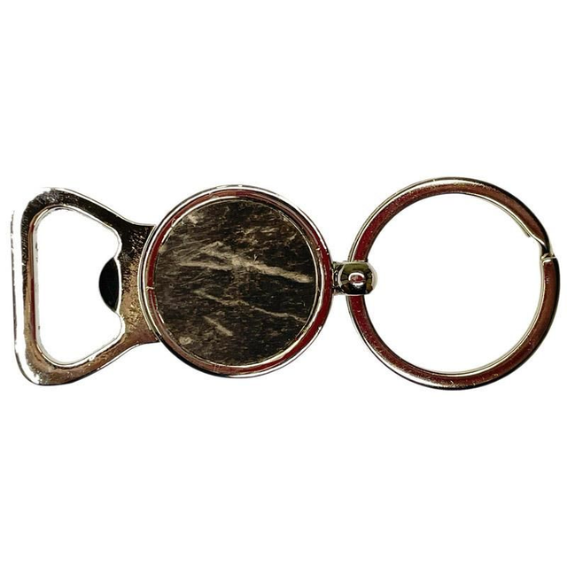 Flaschenöffner mit Wels-Leder