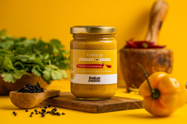 Pâte de piment jaune 150 g - Dakar Passion