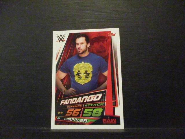 Fandango - Raw Slam Attax Universe Original Trading Card #25