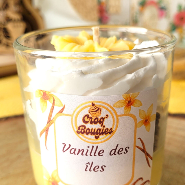 Bougie 140g - VANILLE DES ILES