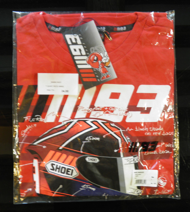 T-Shirt HONDA RED2 MM93 réf.MMMTS158207 taille L