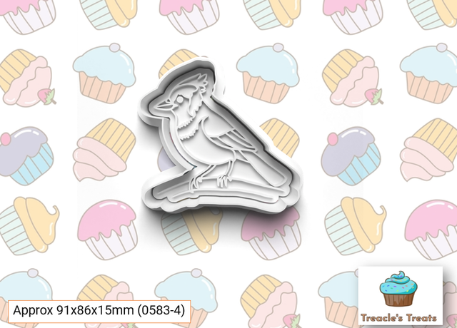 Bird Fondant/cookie stamp with cutter