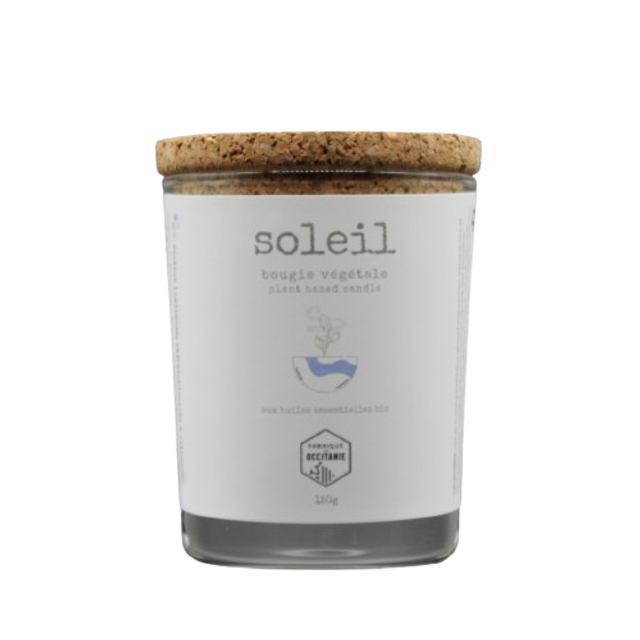 Bougie naturelle Soleil