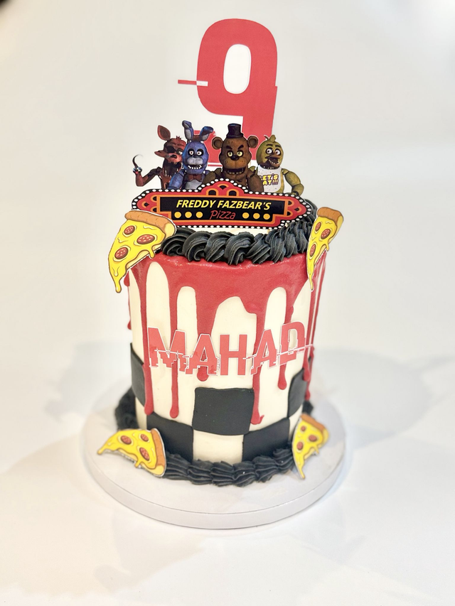 FNAF light up Birthday Cake