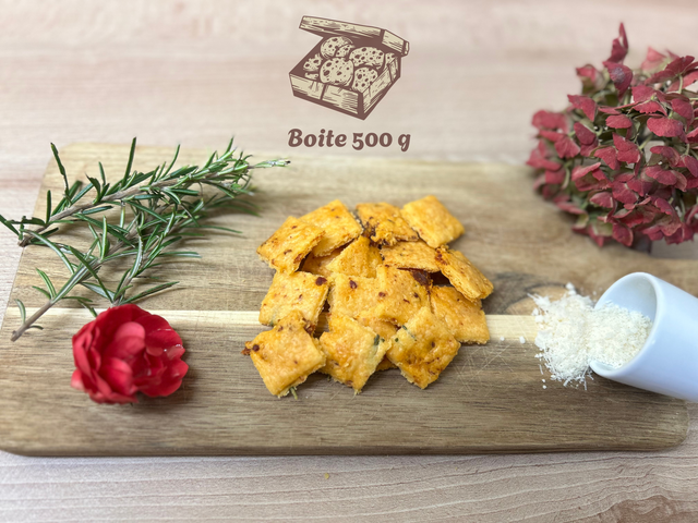 3. Biscuits Chorizo - Parmesan (Boite 500g)