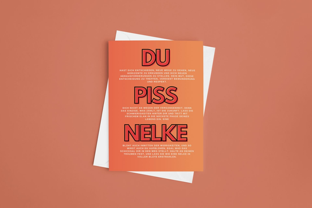 Unethische Abschiedskarte #2