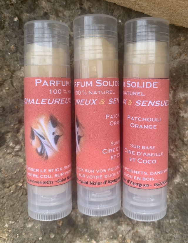 Stick Parfum solide  Patchouli : chaleureux et sensuel