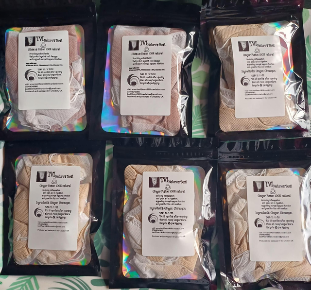 TVI Tea Range ginger infusion 