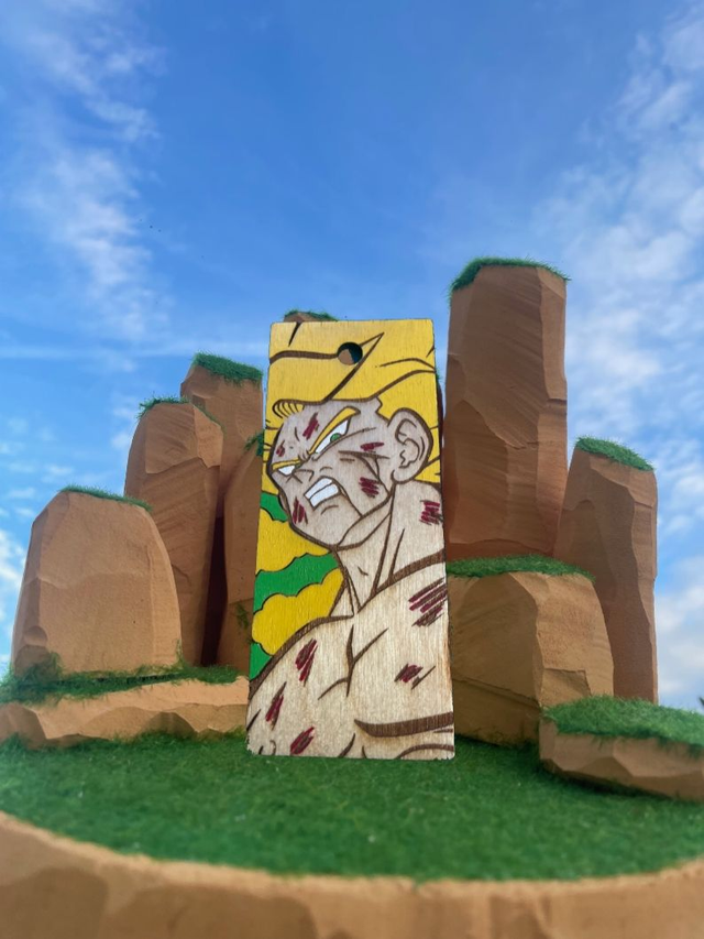 Marque page son goku super saiyan.