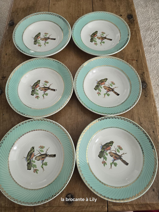 Assiettes creuses Badonviller 