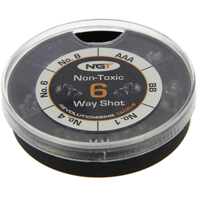 NGT Non Toxic Split Shot – 6 Way 