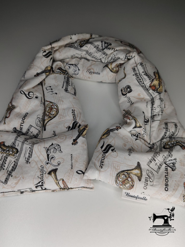 Bouillotte longue &quot;SYMPHONY BEIGE&quot; 