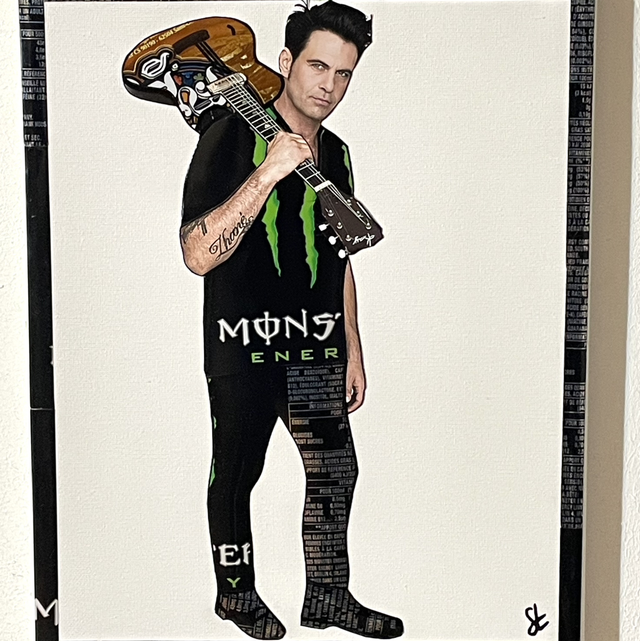 Tableau personnalisé en canettes recyclées 