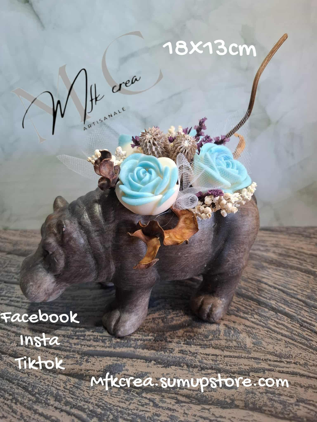 Hippopotame FLEURS PARFUMEE PINK ( fruits de la passion agrumes )