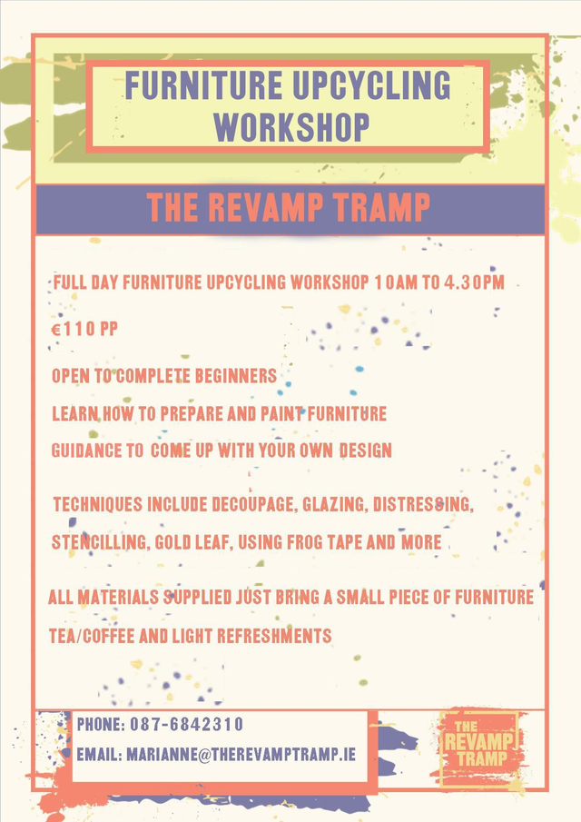 2 Person Furniture Upcycling Workshop