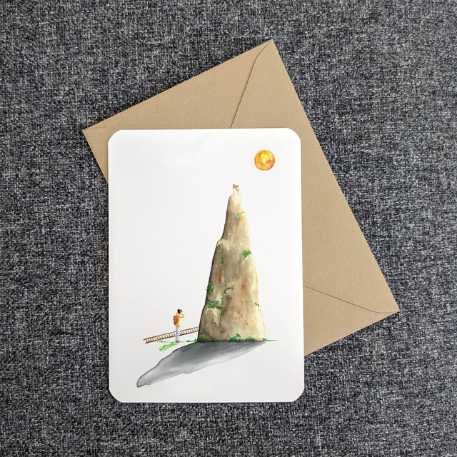 Wenskaart Let me fix my hair, incl envelop