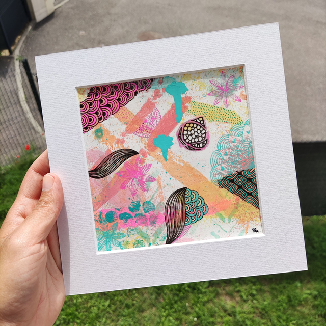 Turquoise - Oeuvre originale 