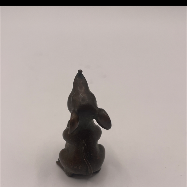 Bronze Mother Mouse Holding Baby Mouse Figurine – Miniature Sculpture – 5cm