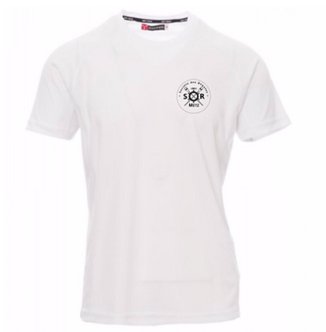 Tee-shirt technique blanc