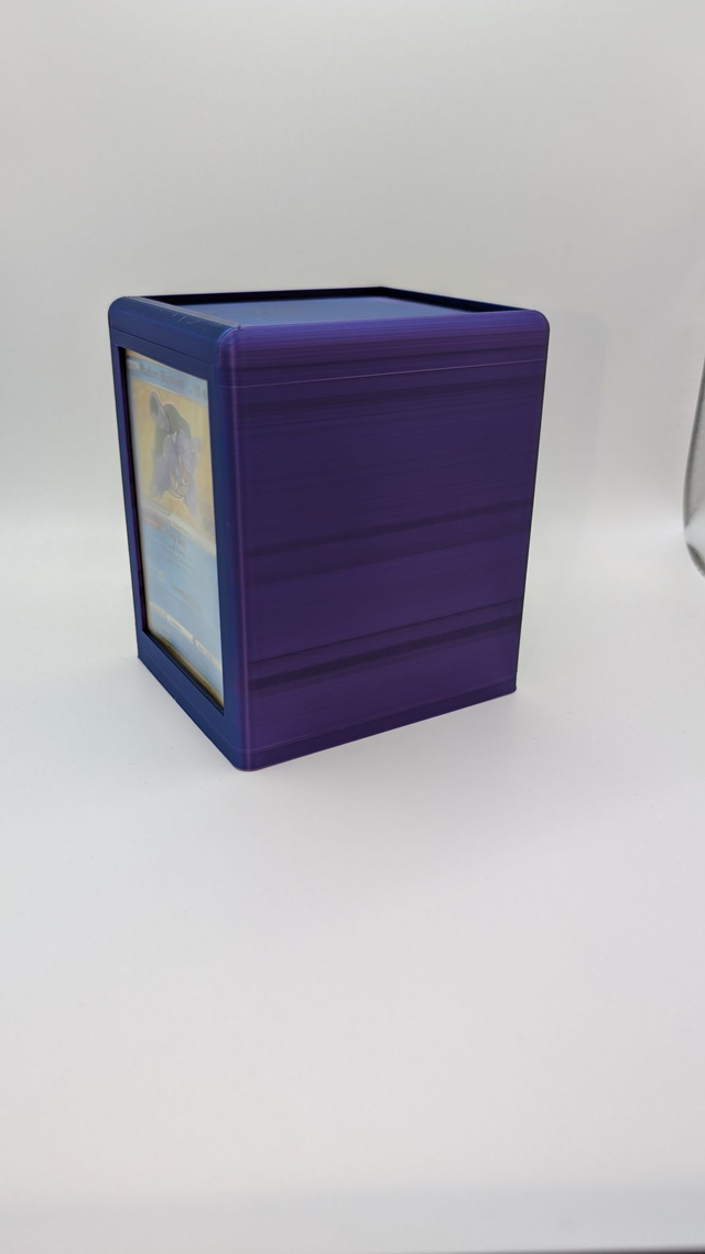 Trading Card Deck Box with Display Front