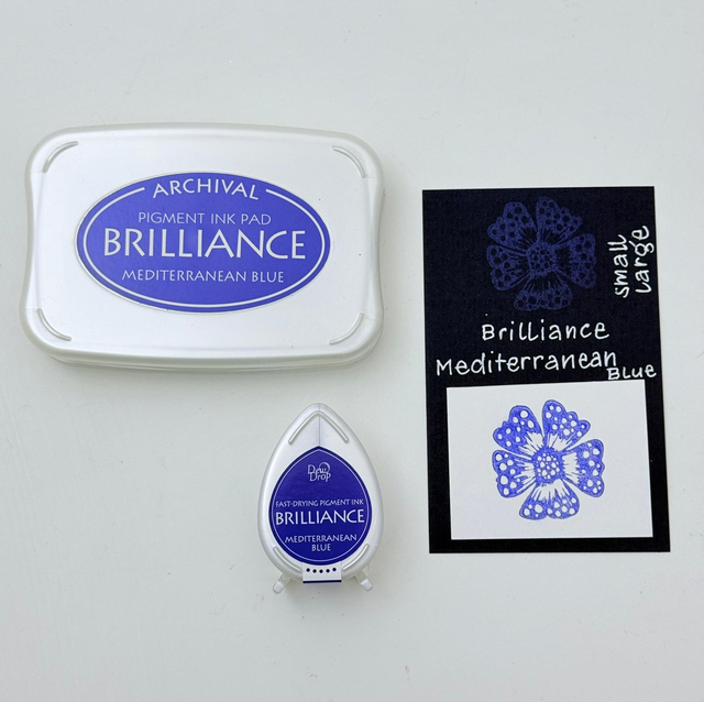 Brilliance Stempelkissen Mediterrane BLUE 