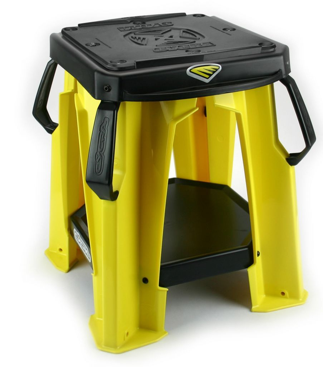 TREPIED MOTO STAND CYCRA SUZUKI JAUNE