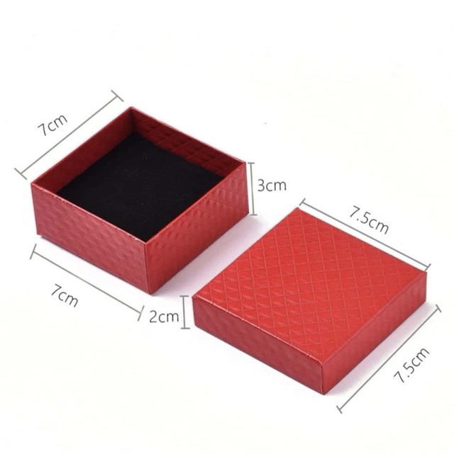 Boîte Bijoux Rouge ou Noir