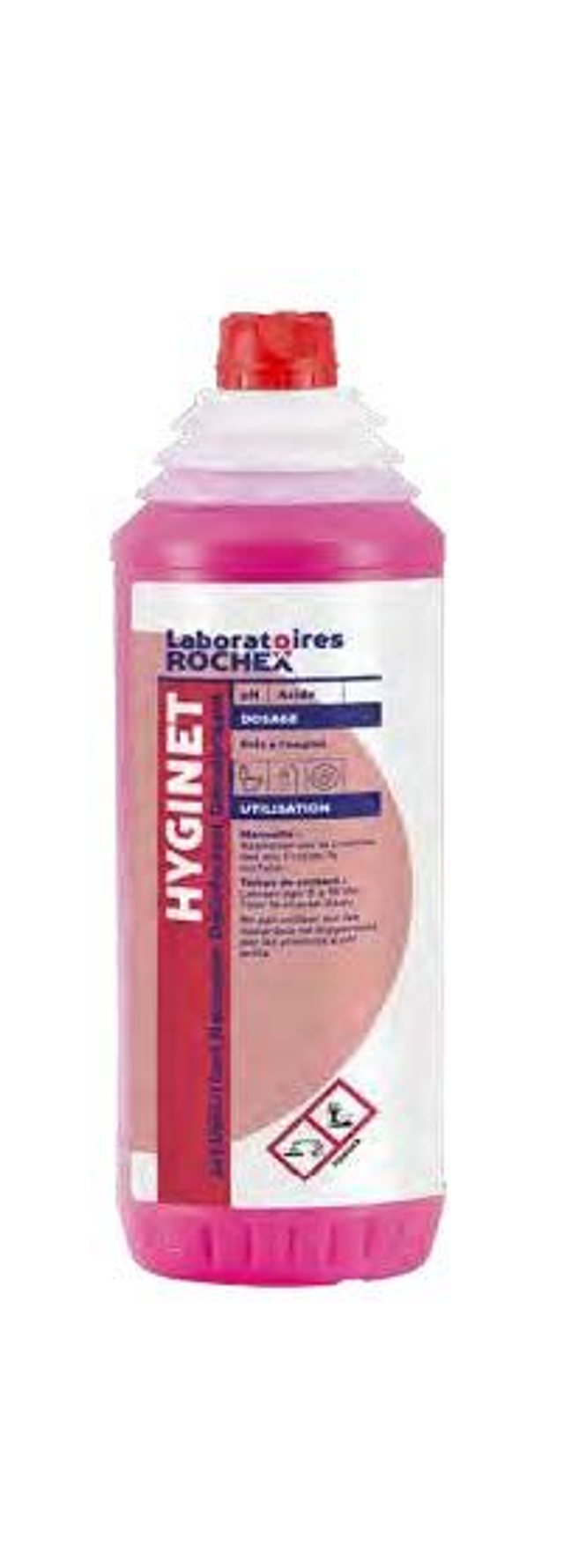 HYGINET Gel Détartrant Désinfectant Nettoyant Désodorisant - Flacon 1 L