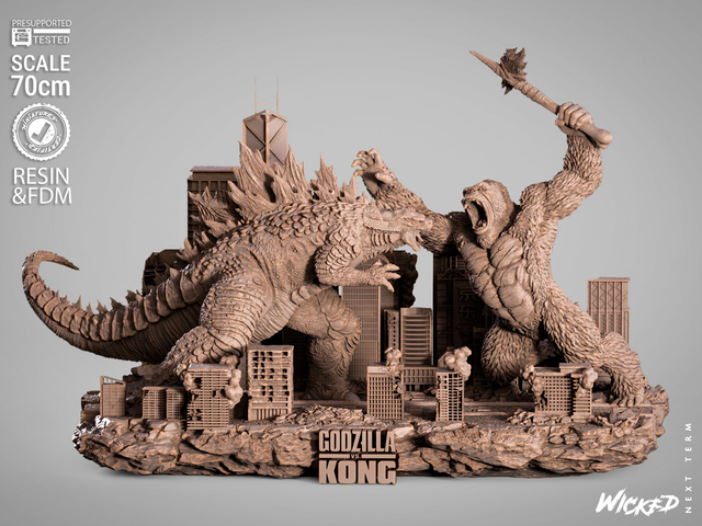 DIORAMA GOZILLA VS KONG série movie