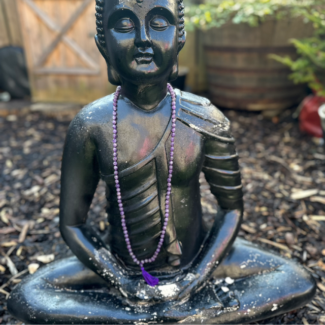Amethyst Mala Beads 104cm