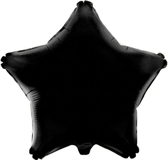 19" BLACK STAR PACKAGED FOIL