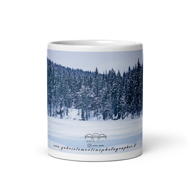  Tazza bianca lucida winter laghi di Fusine 03 