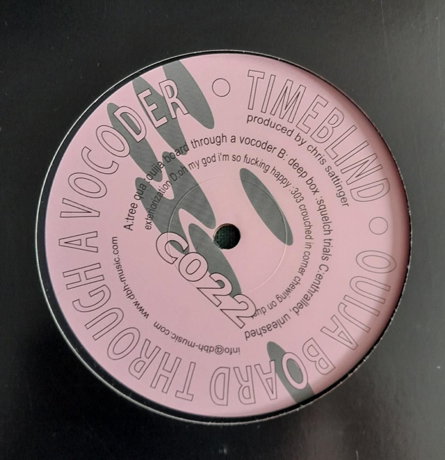 Timeblind - Ouija Board Through A Vocoder - C022 - 2x12"