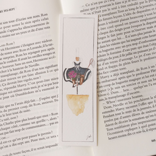 Marque-page - Bigoudène - La Bicyclette