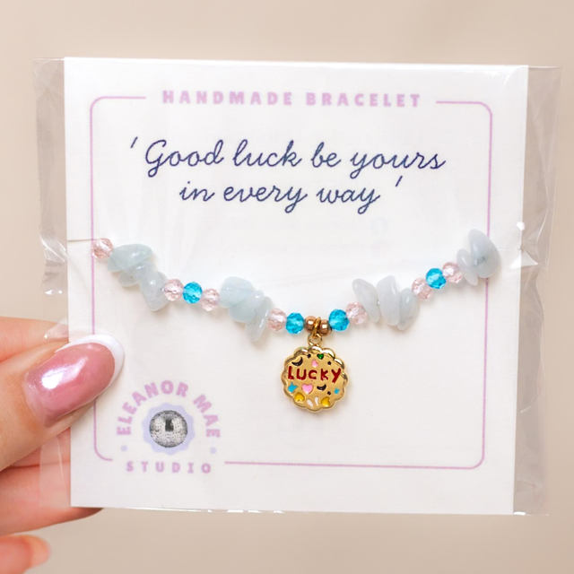 'Luck be Yours' - Crystal Bracelet 