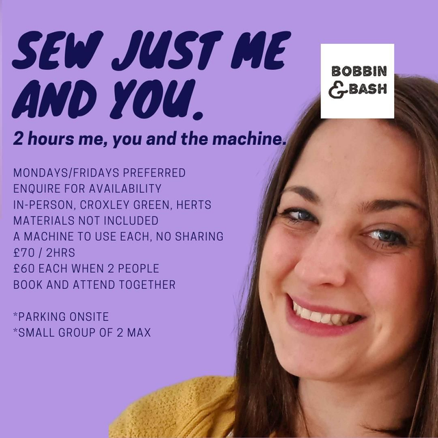 Sew, just me and you