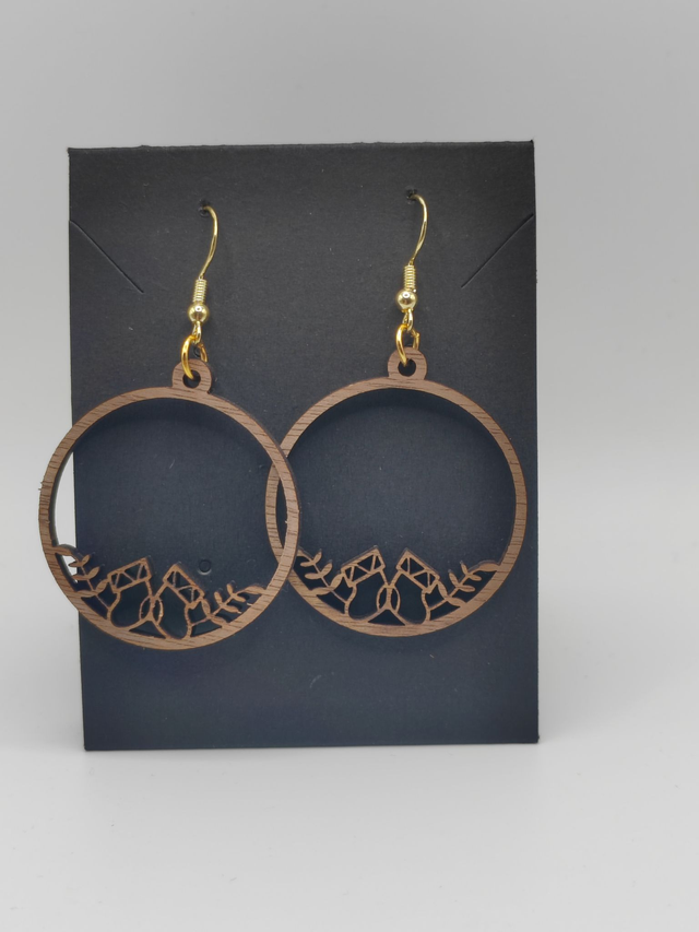 Boucles d'oreille boule "Chaussette de Noël"