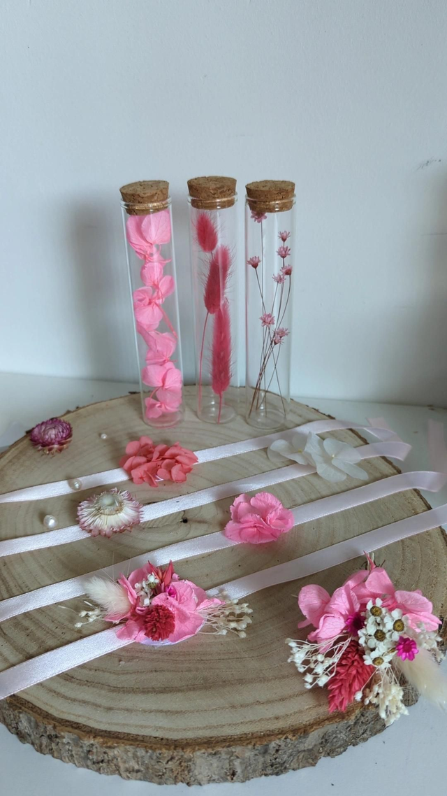 Bracelet ruban Rose - Adulte ou enfant