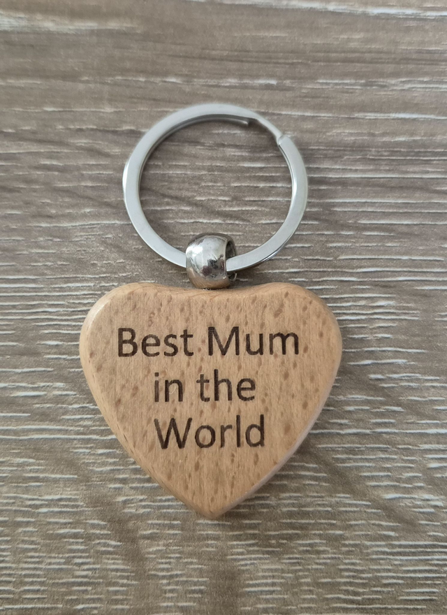 Best Mum Keyring   