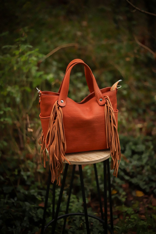 Woodmoonbag franges 