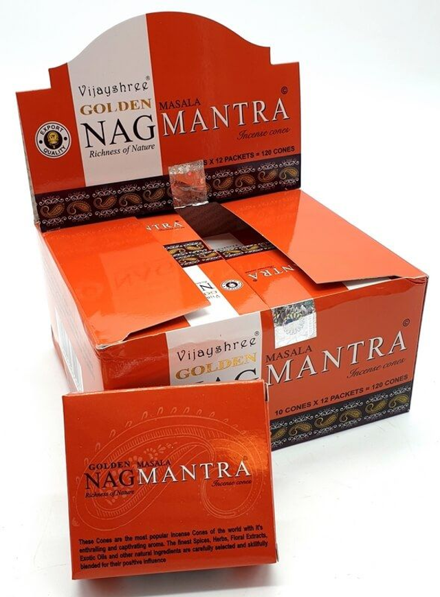 Encens Golden Cônes Nag Mantra
