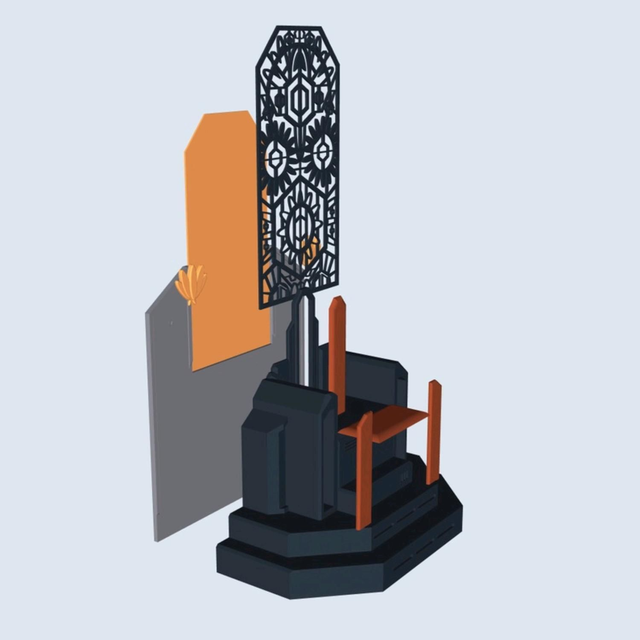 3d printed Throne