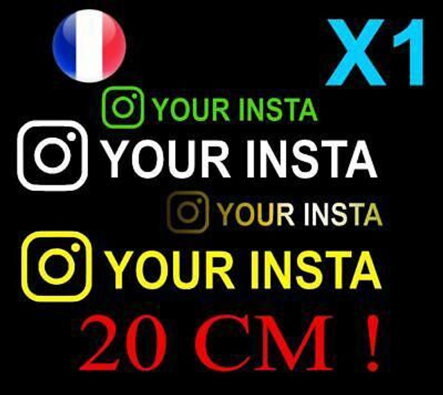 Stickers insta 20CM