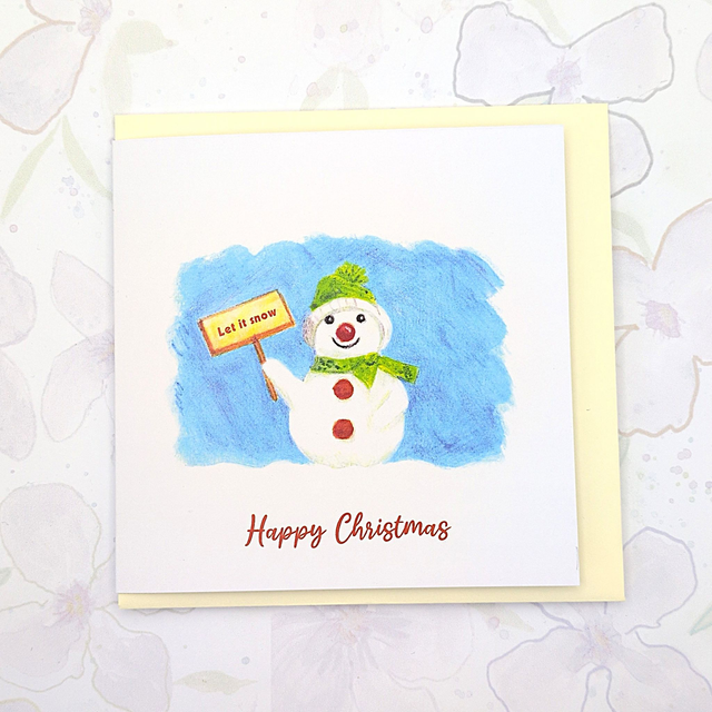 Christmas Card - small square