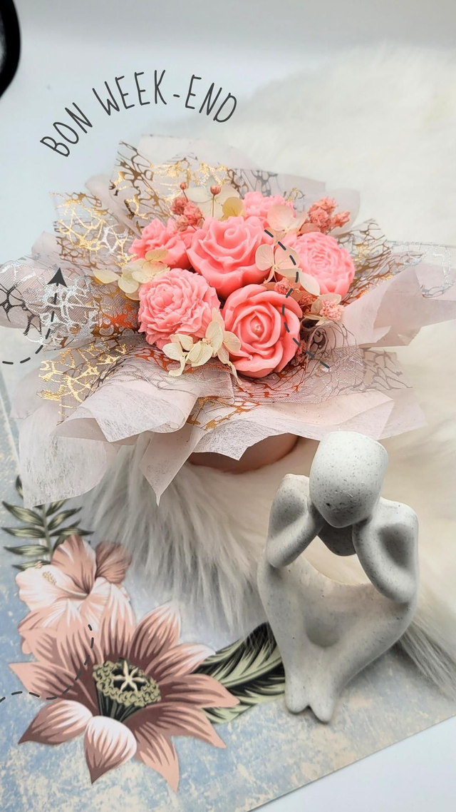 Bouquet de fondants parfumés "Romantique"