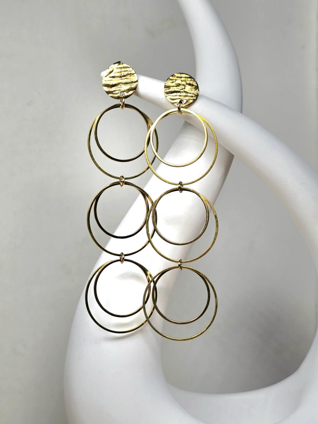 Ohrringe 'Golden Circles'