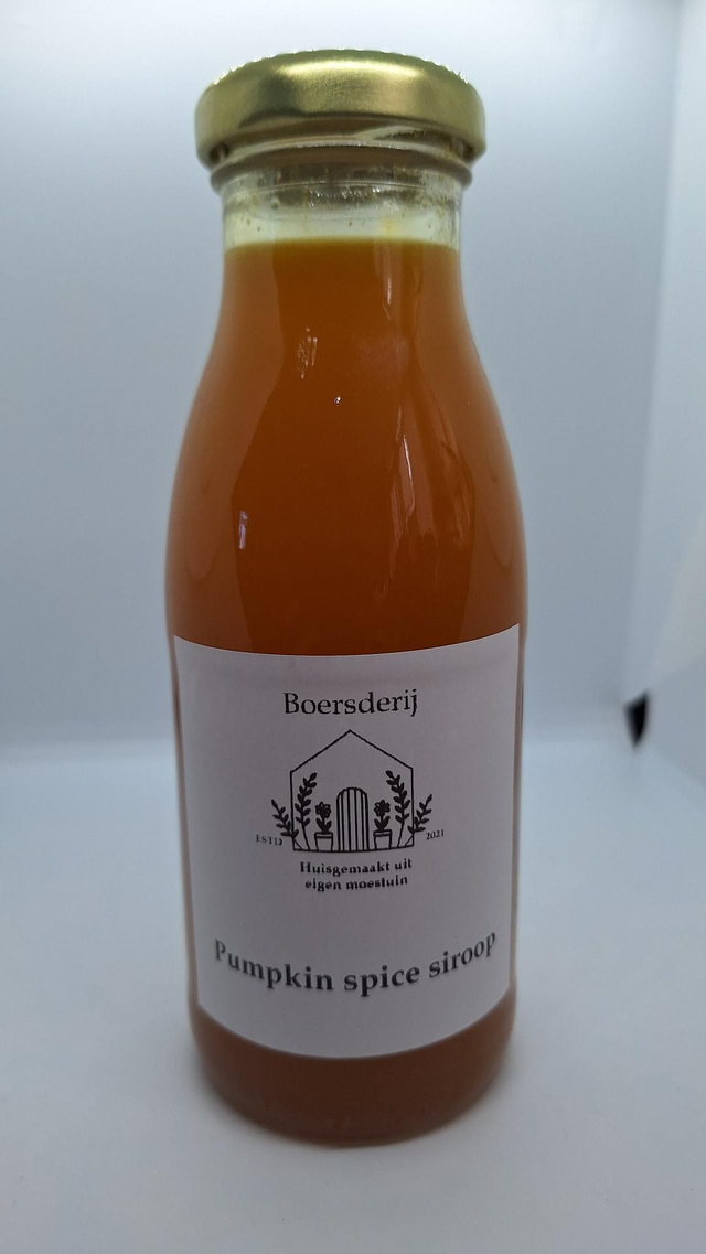 Pumpkin spice siroop 