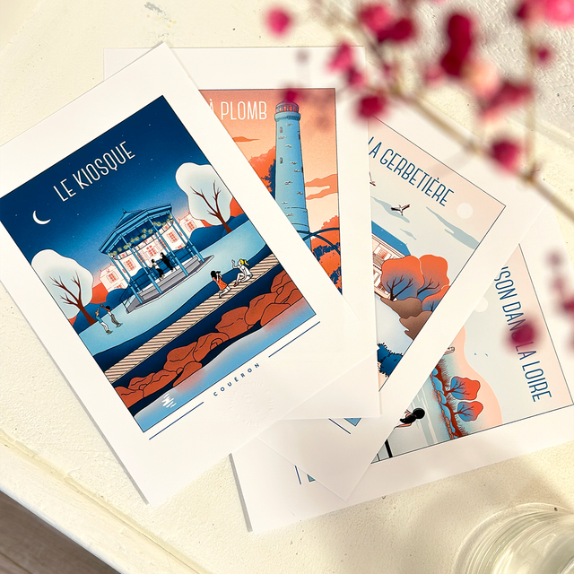 Lot 4 Affiches "Couëron" - A5