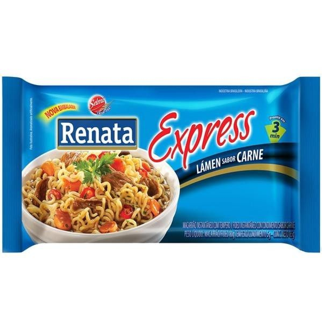 Miojo Lamen Carne 80 gr- Renata