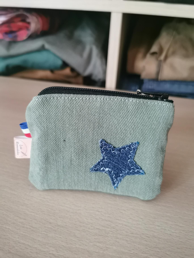 Petite trousse en tissu recyclé